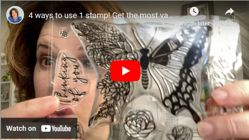 4 ways to use 1 stamp! Get the most value out of a single stamp set